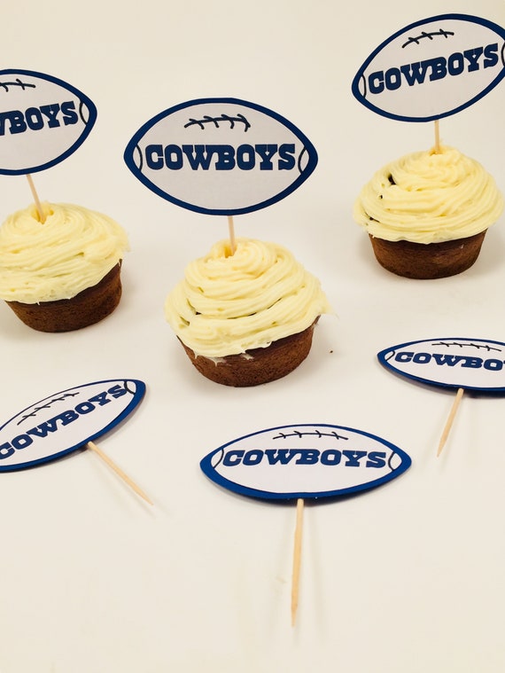 Dallas Cowboys Cupcake Toppers Printable 