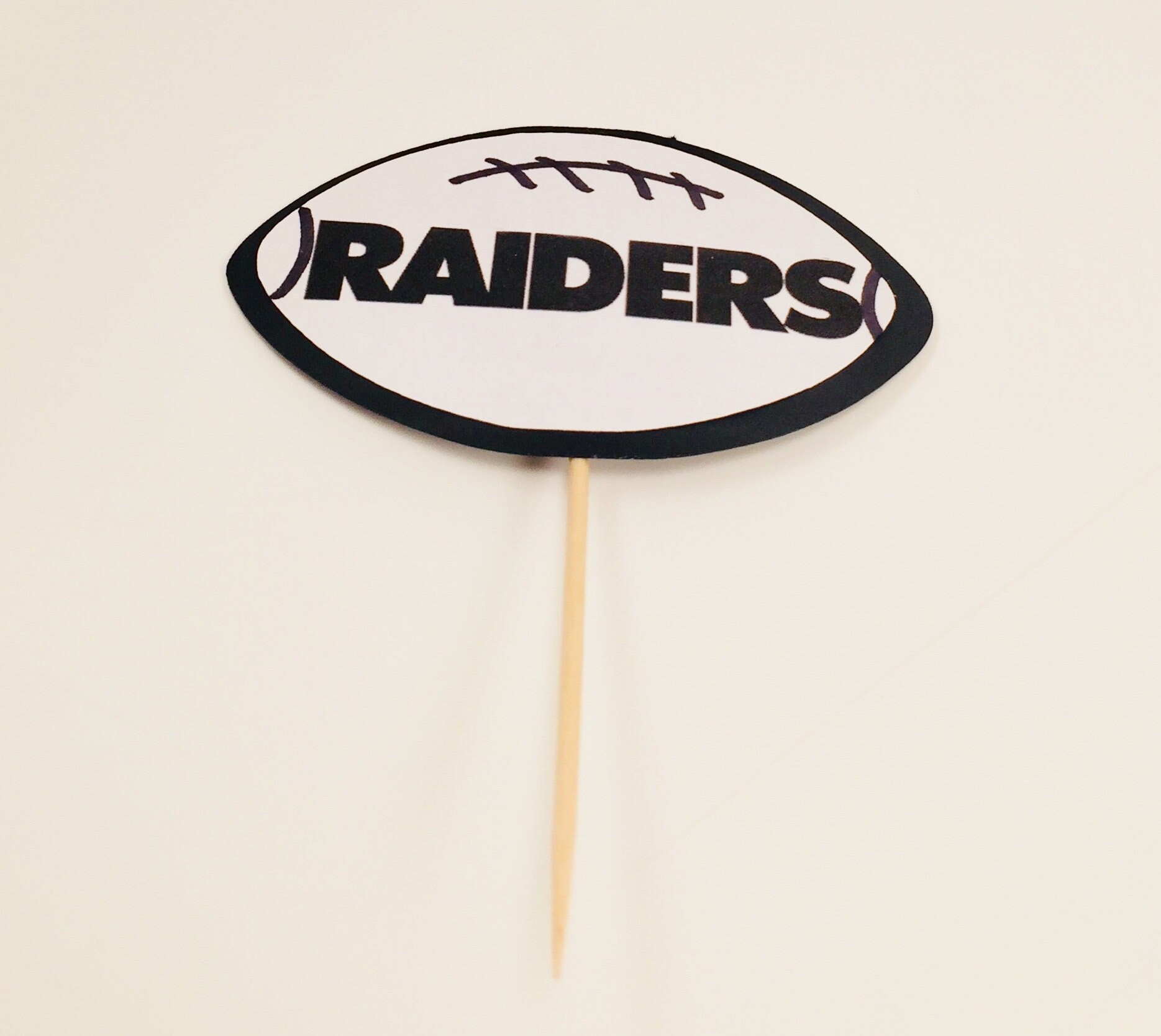 Las Vegas Raiderslas Vegas Raiders Cupcake Topperset of 