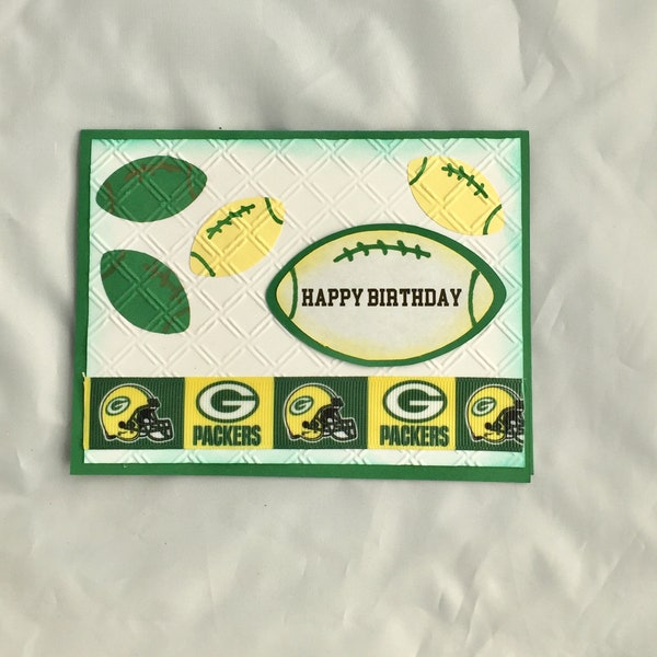 Green Bay Packers card,Green Bay Packers birthday card,Card for Green Bay Packers fan,Green Bay Packers collectible,Green Bay Packers gift