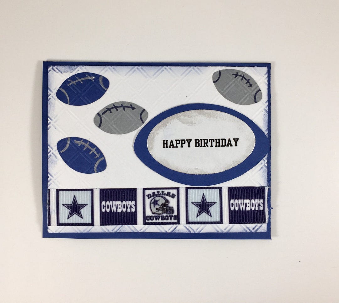 Dallas Cowboys Card,dallas Cowboys Birthday Card,dallas Cowboys Party ...