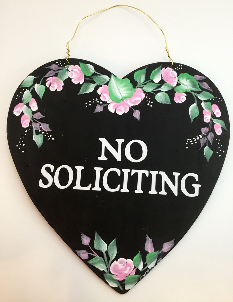 No Soliciting SignNo Soliciting Yard SignNo Soliciting Sign Etsy