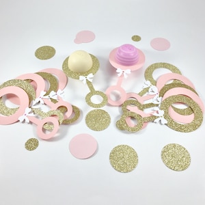 EOS baby shower lip balm holders set of 12,EOS party favor,Lip balm party favor,Baby shower supply,EOS lip balm holder,6 baby pink 6 gold