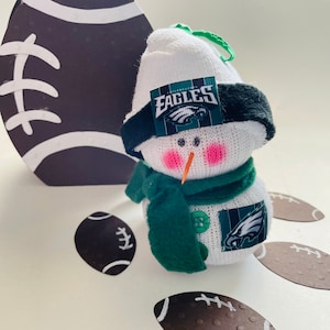Philadelphia Eagles,Snowman,Philadelphia Eagles jersey,Eagles,Eagles decor,Gift for Eagles fan,Eagles fan gift,Eagles accessory,sock snowman