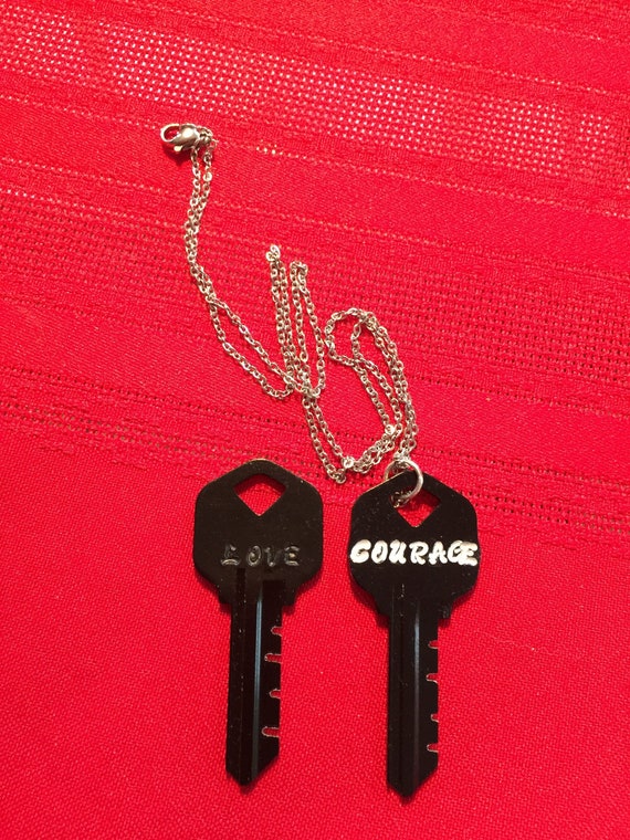 Pay it forward key necklace clearance