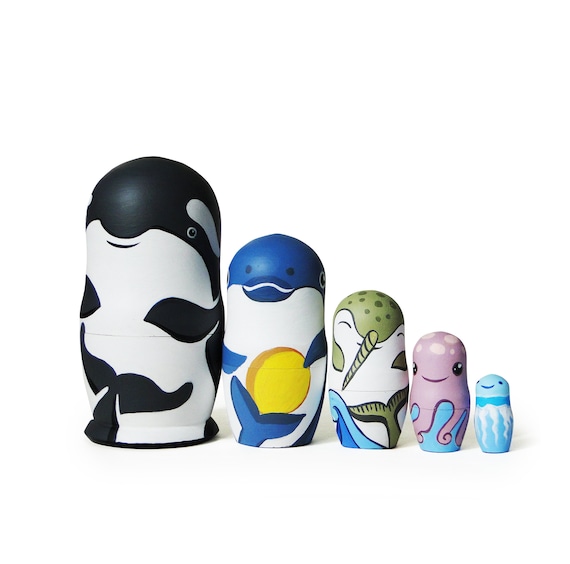 sea creature matryoshka
