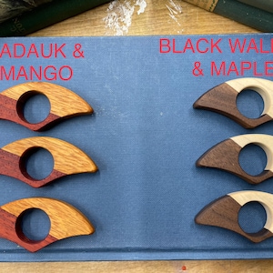 Paginahouder, duimboekhouder, houten paginahouder, bladwijzerhouder, paginamarkering, duimboekhouder, cadeaus voor boekenliefhebbers. afbeelding 9