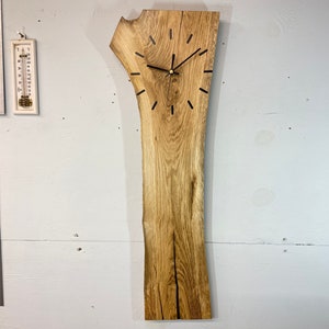 English Oak Wall Clock, Wooden Clocks, Unusual Wall Clock, Wooden Wall Clock, Farmhouse Style Wall Clock, driftwood wall clock.