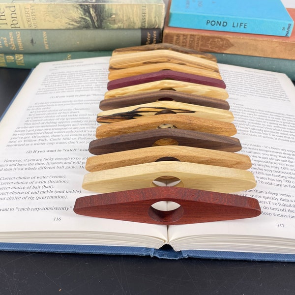 Page holder, thumb book page holder, wooden page holder, bookmark holder, page marker, thumb book holder, gifts for book lovers.