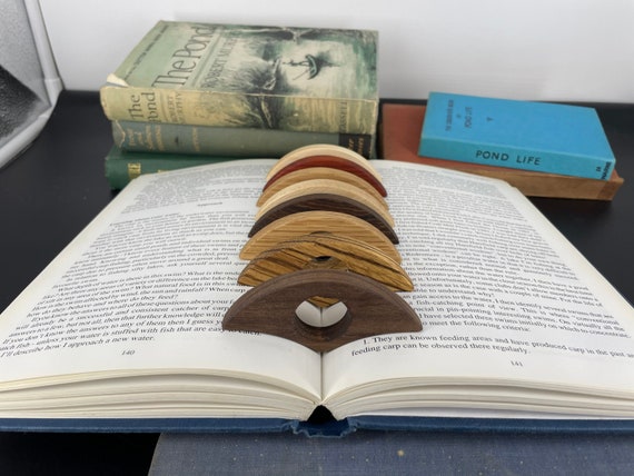 Page Holder, Thumb Book Page Holder, Wooden Page Holder, Bookmark