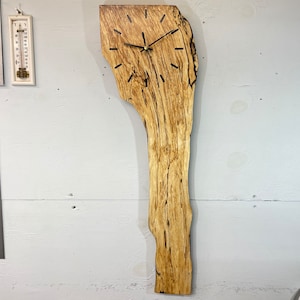 Silver Birch Wall Clock, Wooden Clocks, Unusual Wall Clock, Wooden Wall Clock, Farmhouse Style Wall Clock, driftwood wall clock.