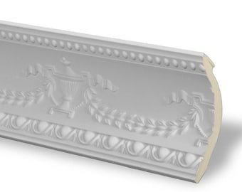 Crown Moulding - Crown Molding 5 inch Manufactured with a Dense Architectural Polyurethane Compound CM-1248