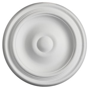 Ceiling Medallion - Ceiling Decorative Medallions for Chandelier - White Polyurethane Medallion - MD-5019 Ceiling Medallion