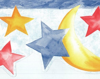 Sun Moon Border Etsy New Zealand Sun Moon Border Etsy New Zealand