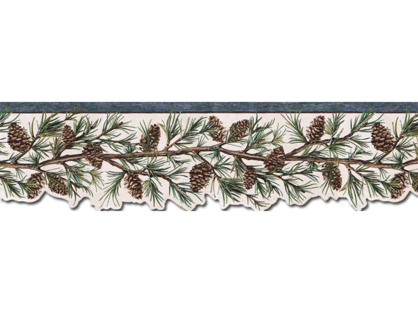 6 3/8 in X 15 Ft Prepasted Wallpaper Borders Country Wall Etsy