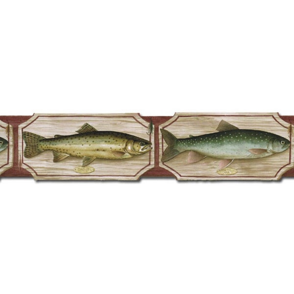 Fish Wallpaper Border Etsy