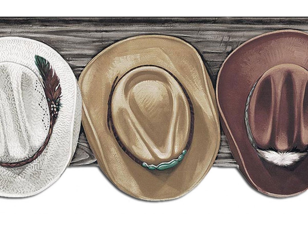 9 in X 15 Ft Prepasted Wallpaper Borders Country Wall Paper Etsy