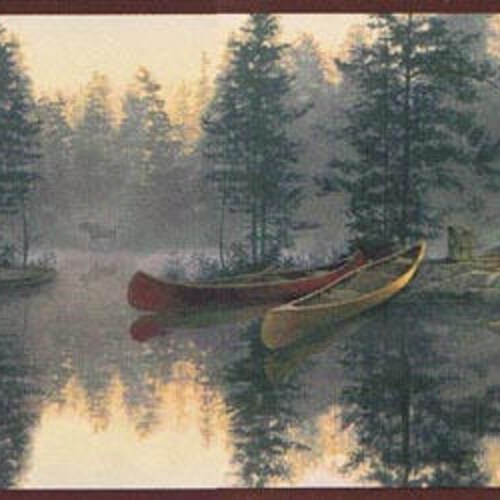 Prepasted Wallpaper Borders Country Wallpaper Border MRL2428 Etsy