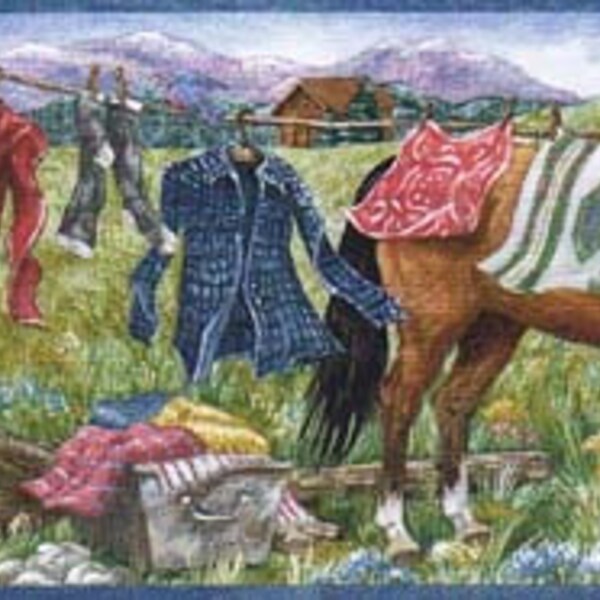 Horse Wallpaper Borders Etsy