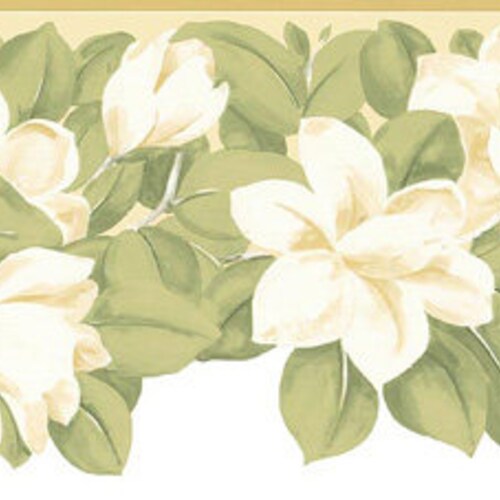 Prepasted Wallpaper Borders Floral Wallpaper Border Etsy