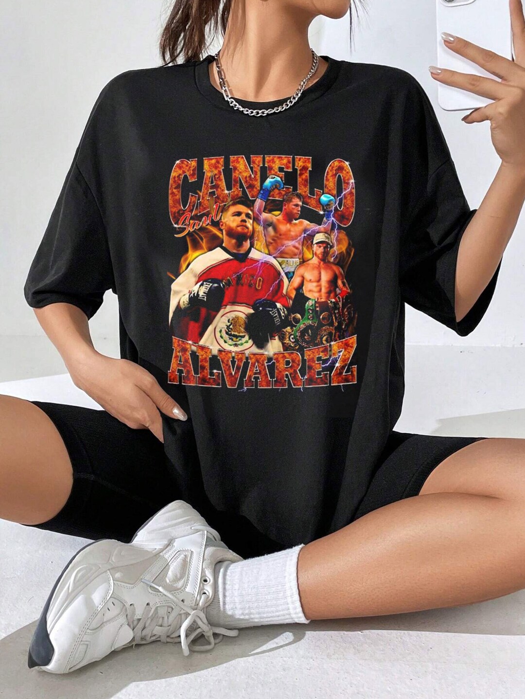 Canelo Shirt Canelo Fanart Boxing T-shirt Vintage Wash - Etsy