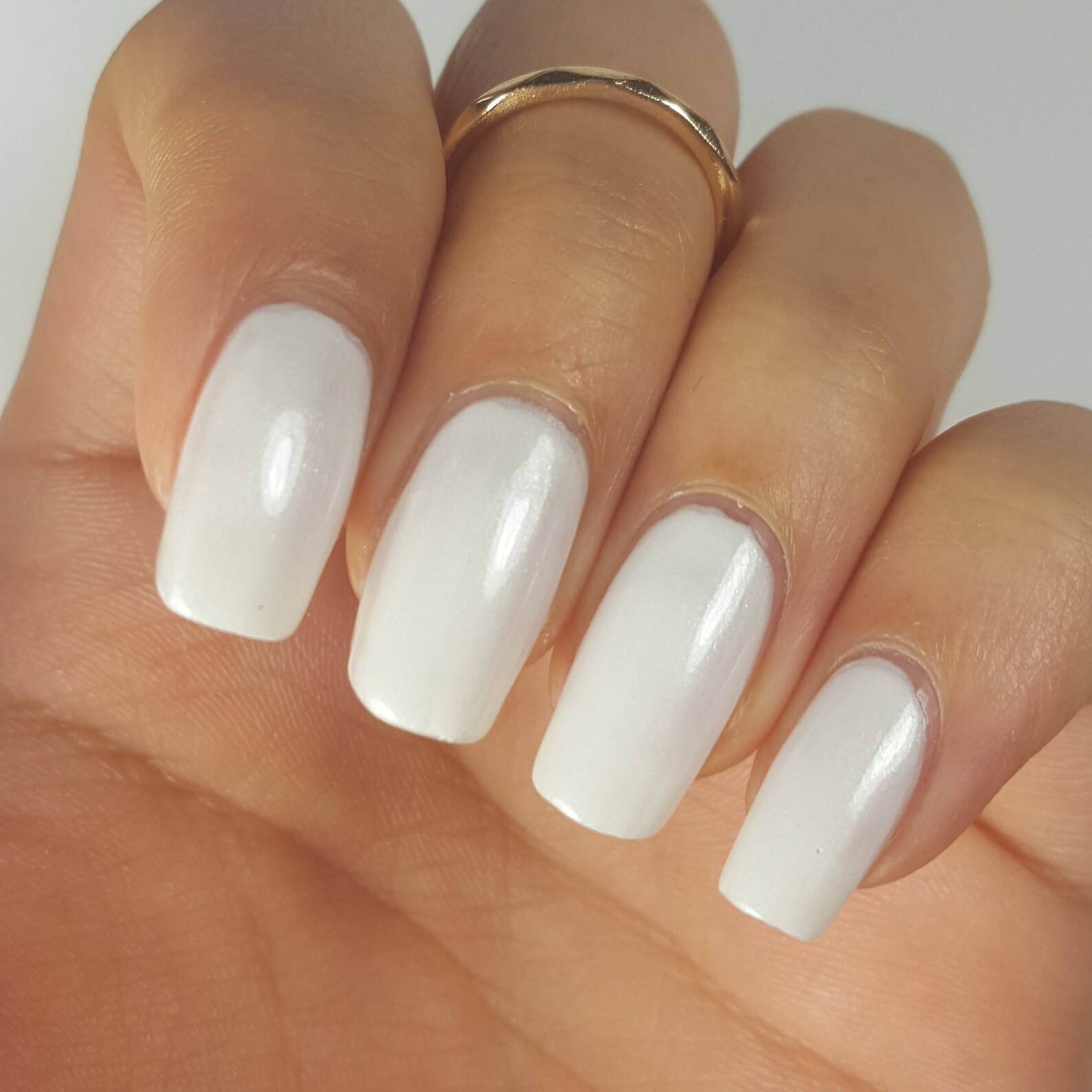Pearl White Nail Polish 5free Handmade Indie Nail Polish Etsy
