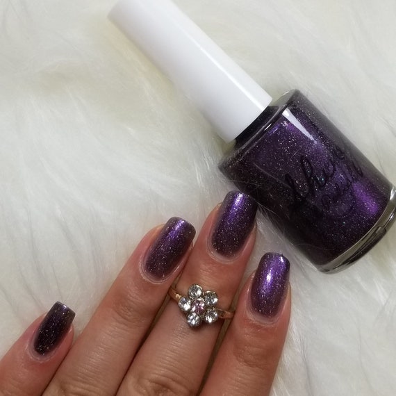 P.O.P Thistle Halloween Fall Cream Collection Warm Deep Plum Purple Nail  Polish Lacquer Varnish Indie Water Marble Stamping - Etsy