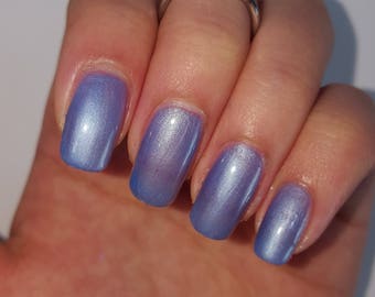 Violet Blue Nail Polish 5-Free Handmade Indie Nail Polish Animal Cruelty-Free Vegan Classy Cute Pretty Gifts for her Palm-Free