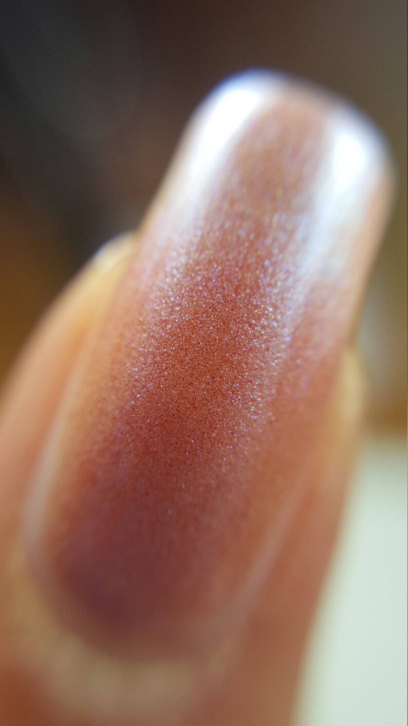 Light Rose Pink Nail Polish 5-Free Handmade Indie Nail Polish Animal Cruelty-Free Classy Cute Gifts for her Palm-Free bild 7