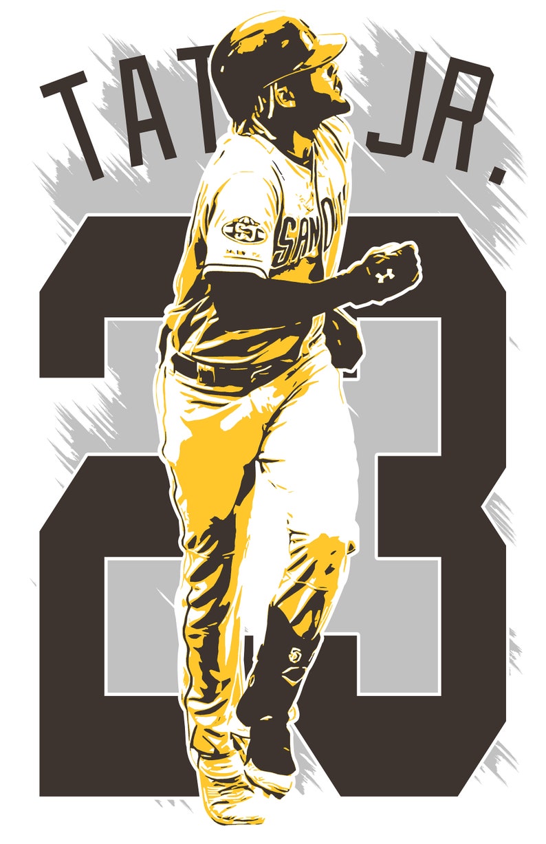 FERNANDO TATIS Jr. art print San Diego Padres FREE shipping Etsy