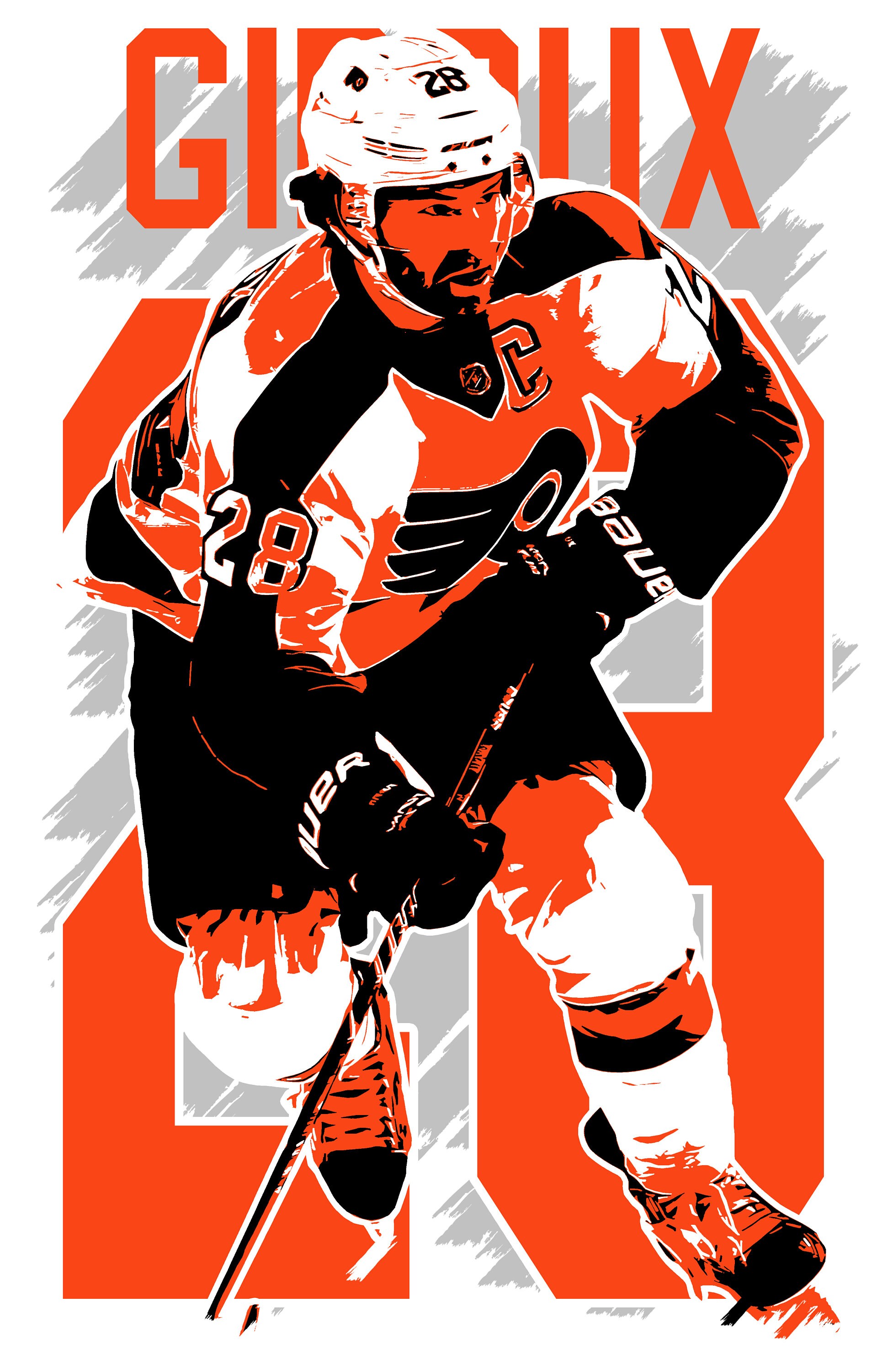 Philadelphia Flyers FAN PACK 3 prints FREE shipping Etsy