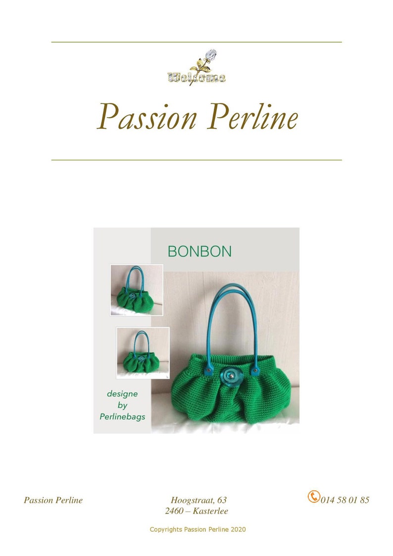 PATTERN handbag BONBON