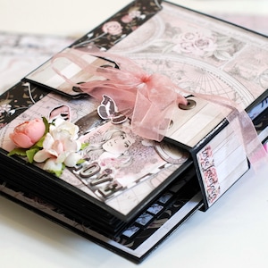 Album per workshop online Scrapbook Quarzo rosa