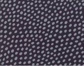 Wild Free charcoal Dot by Abi Hall for Moda fun forest and native american prints for kids, blue on navy irregular dots 35317 12