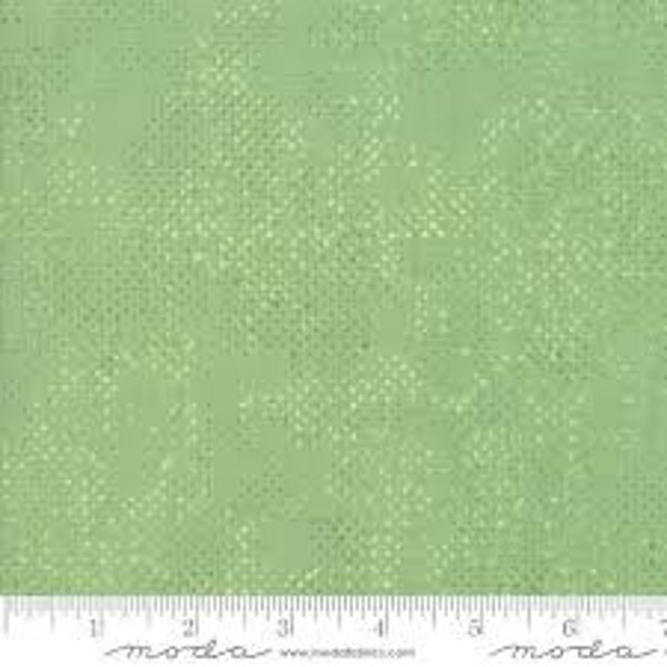 Spotted Celadon by Zen Chic for Moda fabrics.bright green with  spots. 1660 64 Sold in HALF yard increments