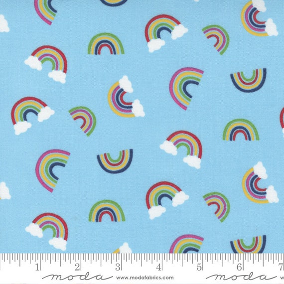 Rainbow Garden Sky by Abi Hall for Moda Fabrics 35362 15 Sold in