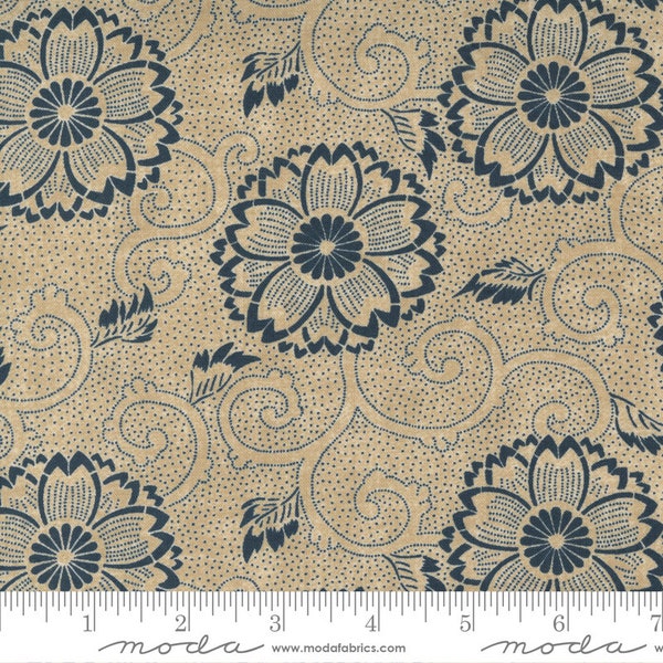 Yukata Medarion Ama by Debbie Maddy for Moda Fabrics 48071 19 This fabric is sold in HALF Yard Increments