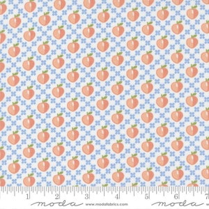 Peachy Keen Peaches Off White by Corey Yoder for Moda Fabrics 29171 11 This fabric is sold in HALF Yard increments