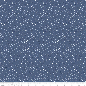 Stars and Stripes Forever Stars Blue by Lori Whitlock for Riley Blake Designs C15714-BLUE Sold in HALF yard increments