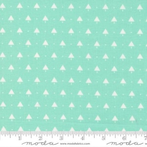 Merry Little Christmas Aqua by Bonnie and Camille for Moda Fabrics, 55246 16 This fabric is sold in HALF yard increments