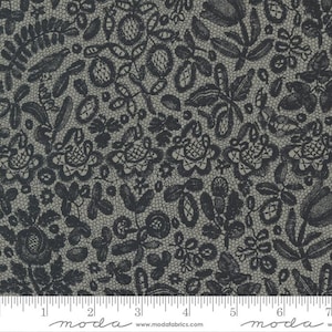 Date Night Lace Grey Couture Black by BasicGrey for Moda Fabrics 30714 17 Sold in HALF yard increments