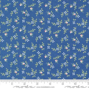 Cali & Co Vine and Bud Cobalt by Corey Yoder for Moda Fabrics 29192 41 This fabric is sold in HALF Yard increments