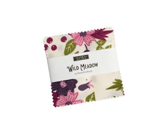 Wild Meadow Mini Charm 42 Pieces by Sweetfire Road for Moda