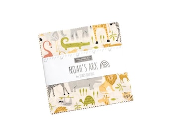 Noah's Ark Charm Pack 42 Pieces by Stacy Iest Hsu Designs for Moda Fabrics 20870PP