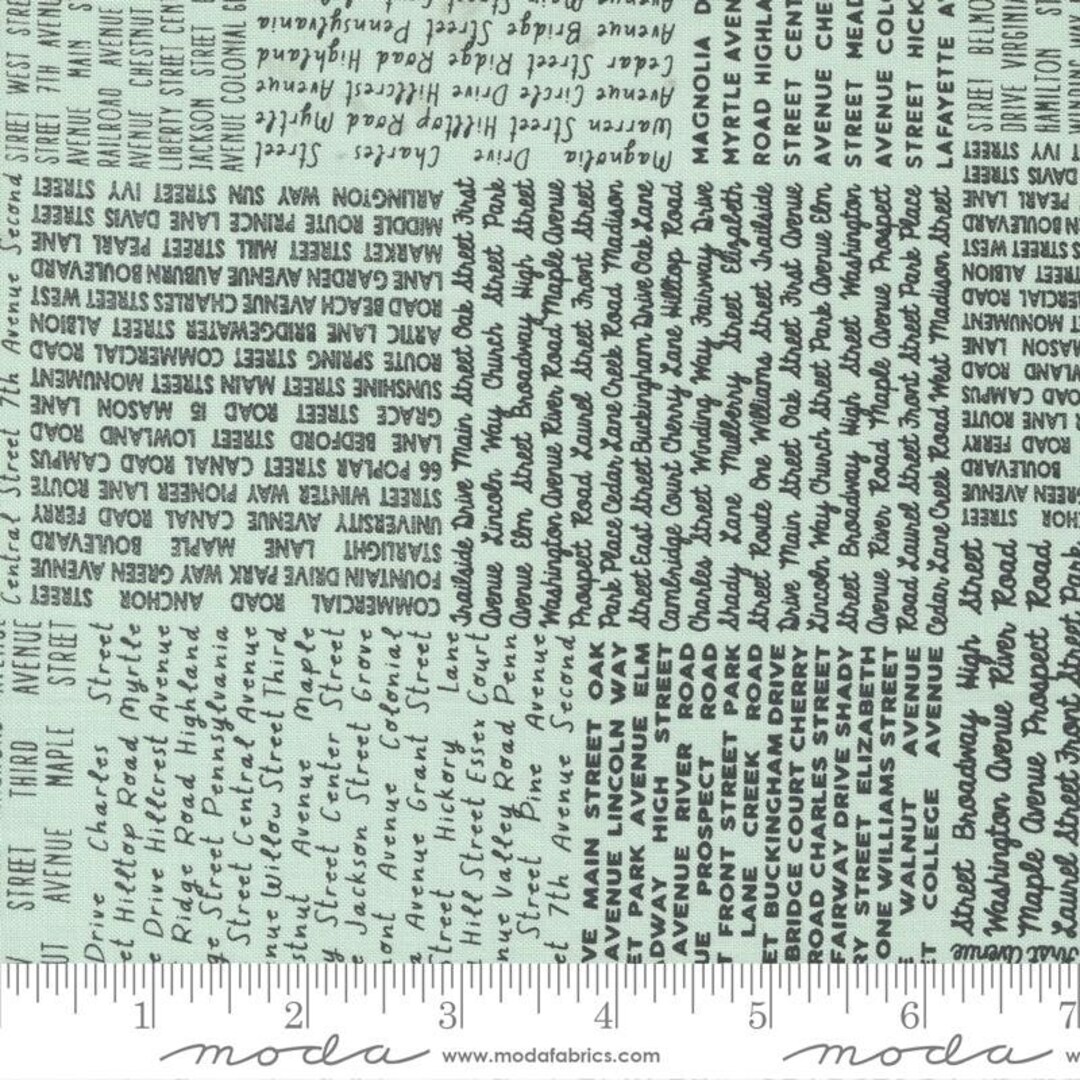 Main Street in the News Sky by Sweetwater for Moda Fabrics 55641 22 ...