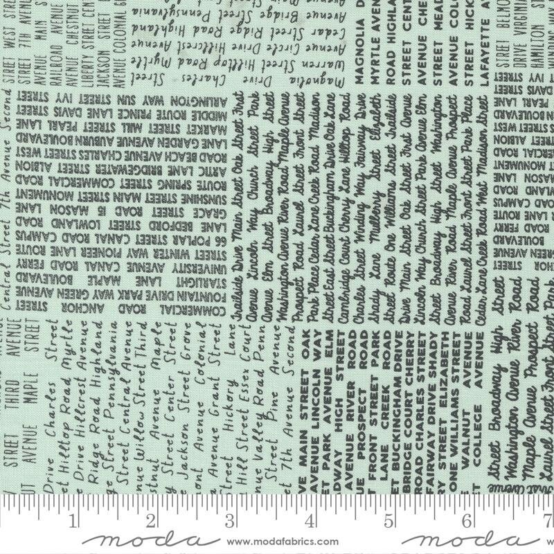 Main Street in the News Sky by Sweetwater for Moda Fabrics 55641 22 ...