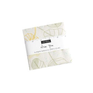 Olive You Charm Pack 42 Pieces by Brigitte Heitland for Zen Chic for Moda Fabrics 1880PP