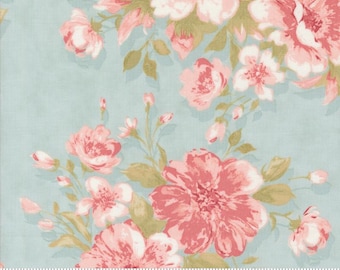 Muse Rose Garden Sky by 3 Sisters for Moda Fabrics 44390 12 Fabric is sold in HALF YARD increments