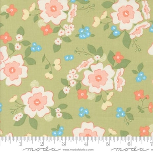 Dainty Meadow Wild Boutique Pear by Heather Briggs of My Sew Quilty Life for Moda Fabrics 31740 20 Sold in HALF yard increments