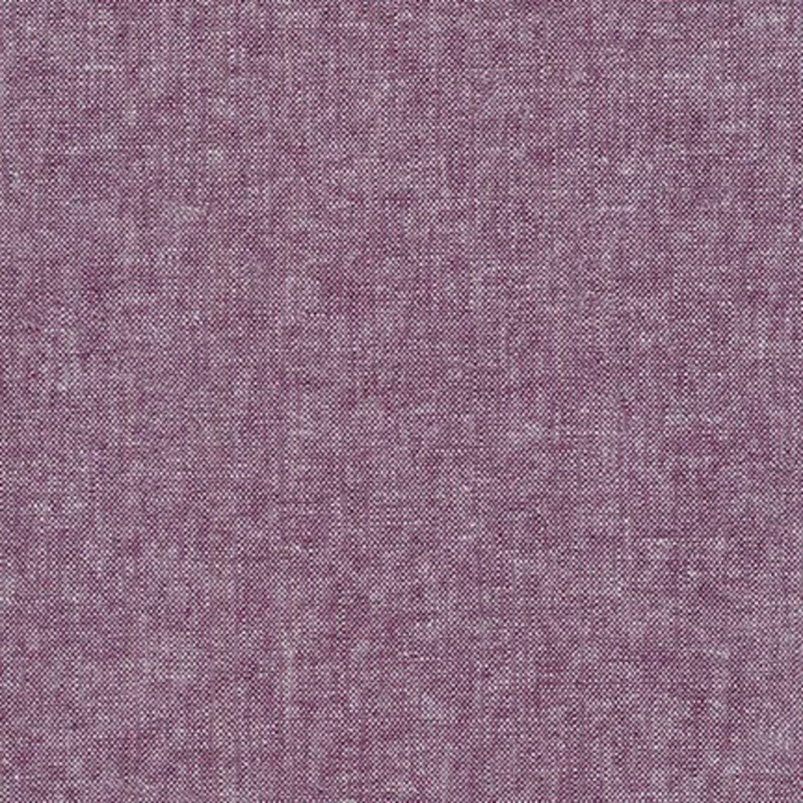 Essex Yarn Dyed Linen Color Eggplant by Robert Kaufman Etsy