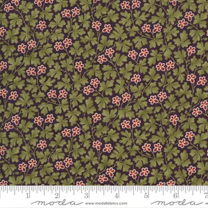 7&quot; End of Bolt Mill Creek Garden Purple by Jan Patek for Moda Fabrics 2246 12
